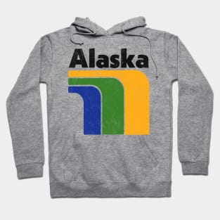 Alaska // Retro Style Design Hoodie